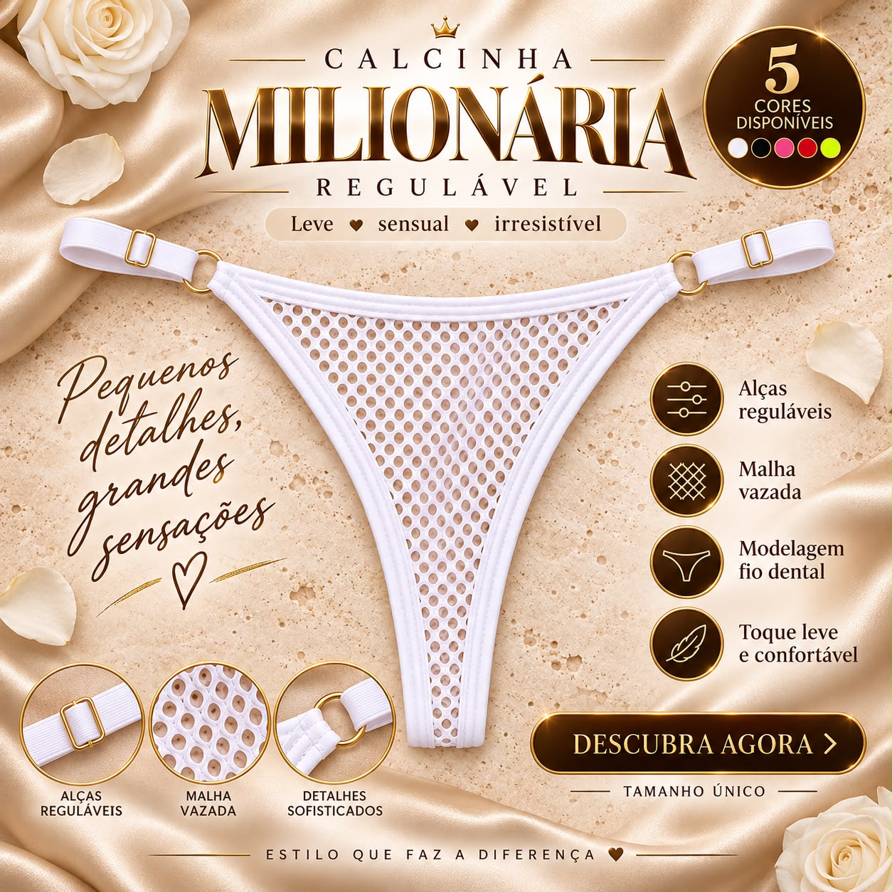 Calcinha Milionária Telinha - foto 3