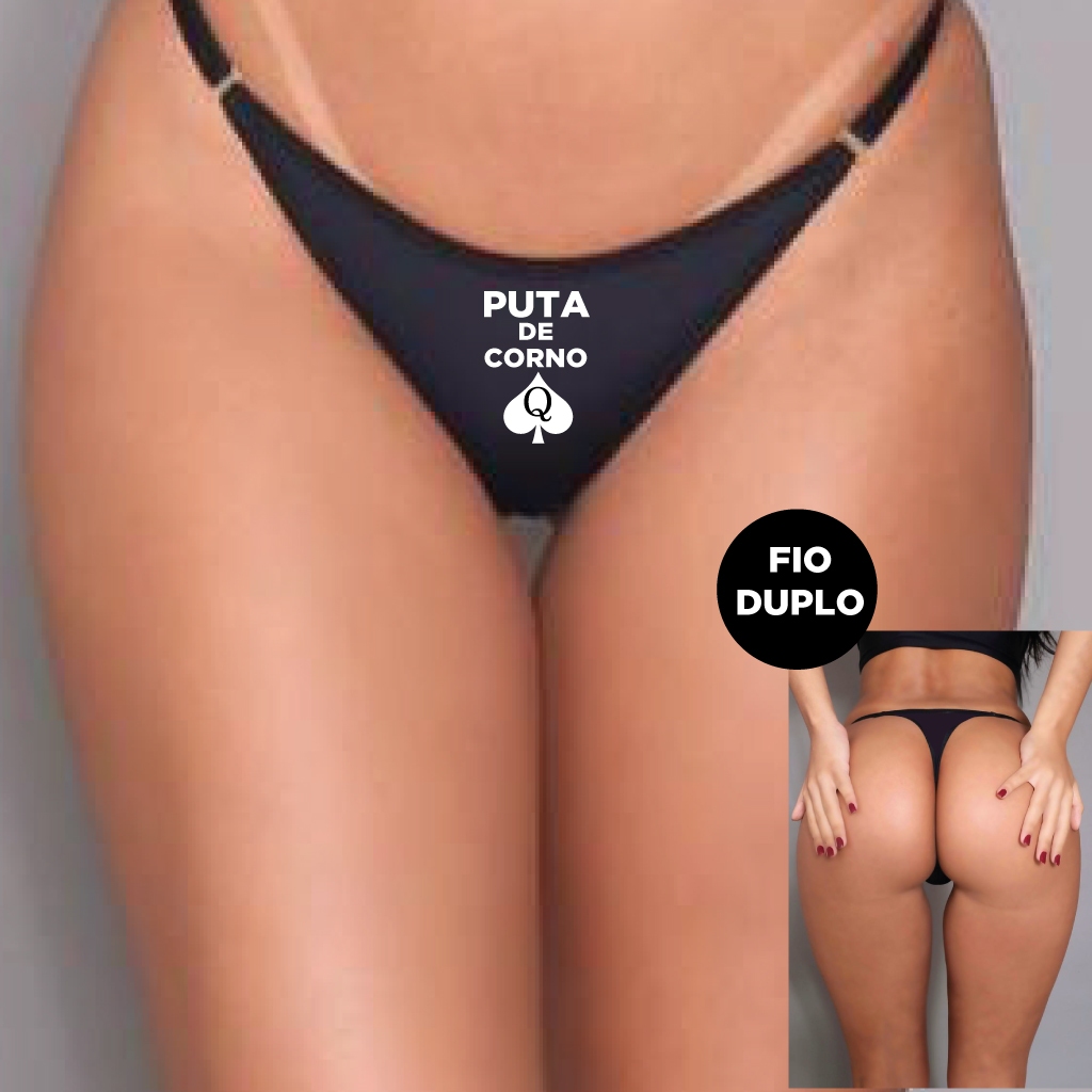 Calcinha Erótica preta, Hotwife, Swing, Cuckold. Personalizadas Swing